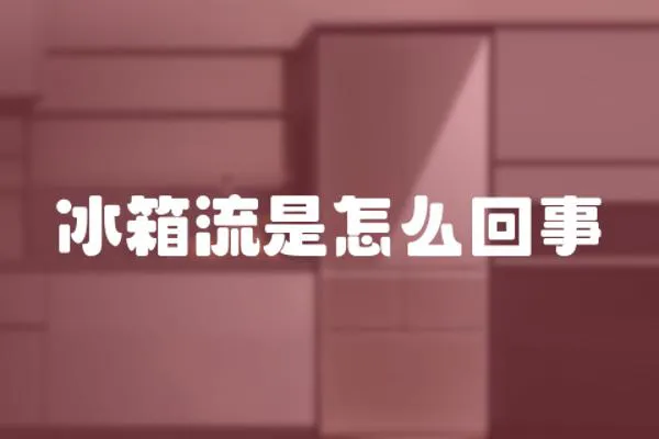 冰箱流是怎么回事