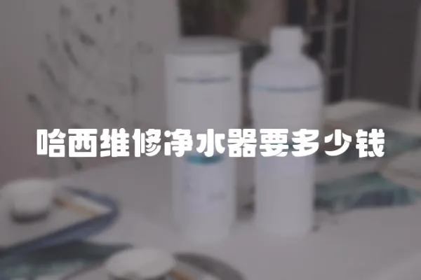 哈西維修凈水器要多少錢