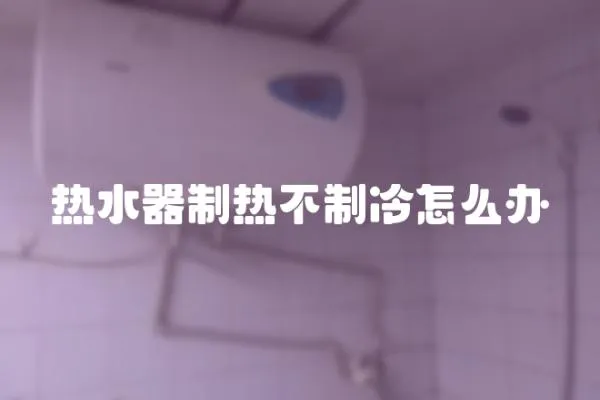 熱水器制熱不制冷怎么辦