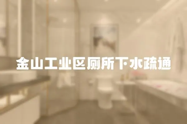 金山工業區廁所下水疏通