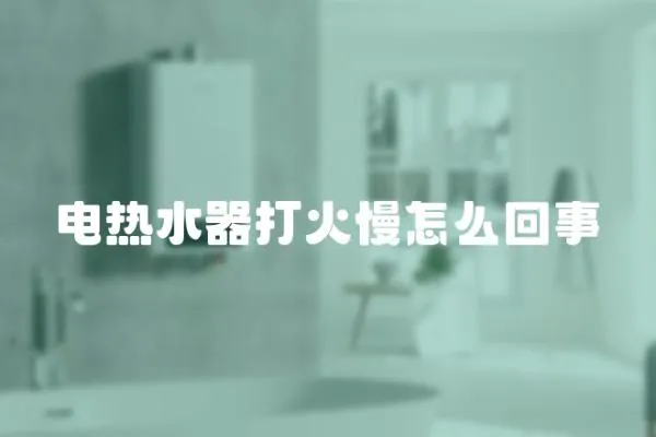 電熱水器打火慢怎么回事