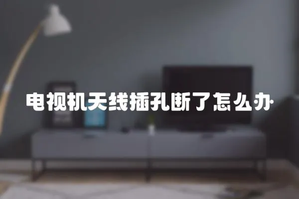 電視機天線插孔斷了怎么辦