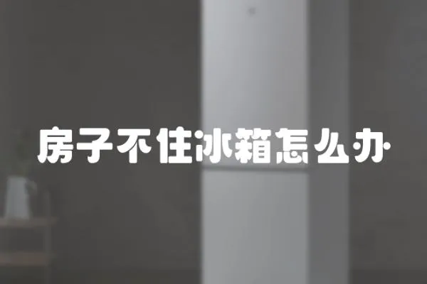 房子不住冰箱怎么辦