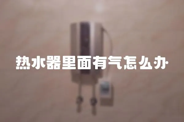 熱水器里面有氣怎么辦
