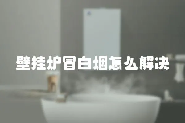 壁掛爐冒白煙怎么解決