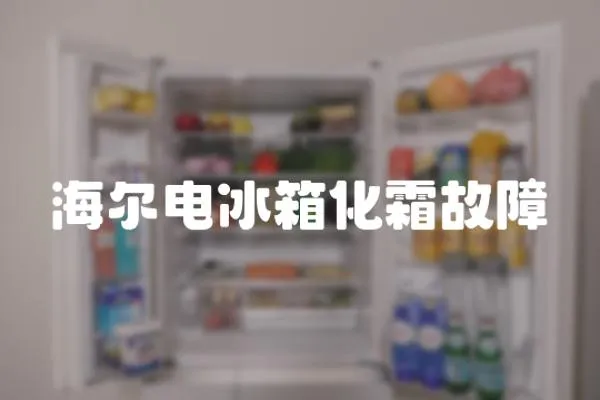 海爾電冰箱化霜故障