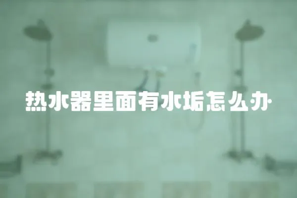 熱水器里面有水垢怎么辦