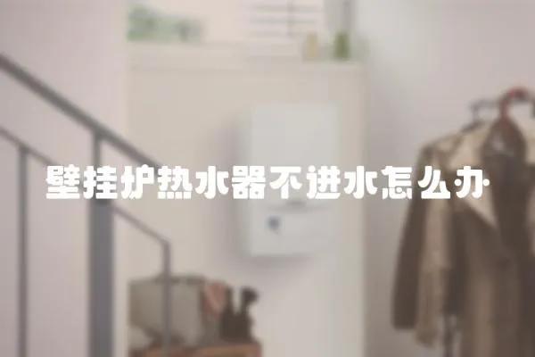 壁掛爐熱水器不進水怎么辦