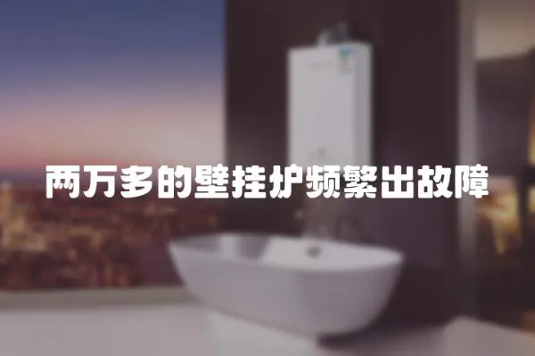 兩萬多的壁掛爐頻繁出故障
