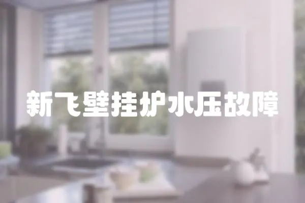 新飛壁掛爐水壓故障