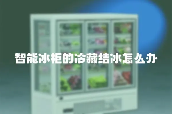 智能冰柜的冷藏結(jié)冰怎么辦