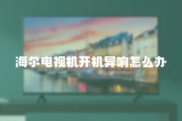 海爾電視機開機異響怎么辦