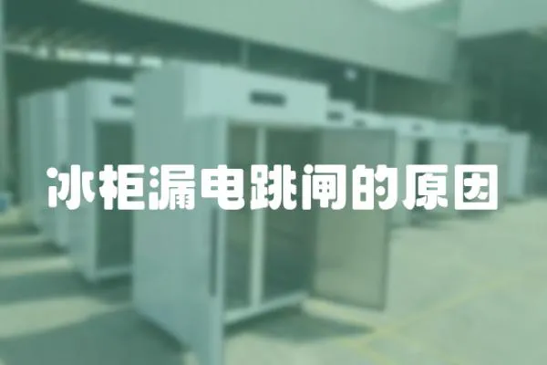 冰柜漏電跳閘的原因