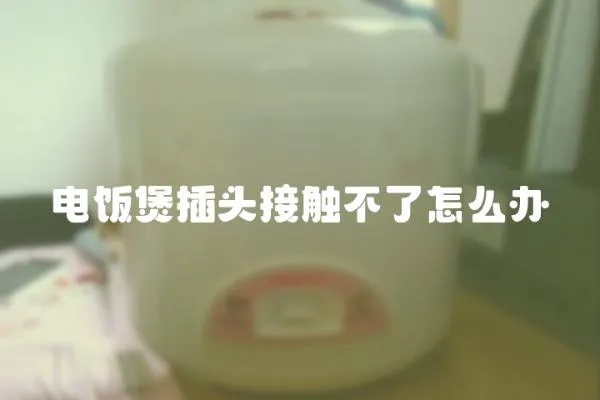 電飯煲插頭接觸不了怎么辦