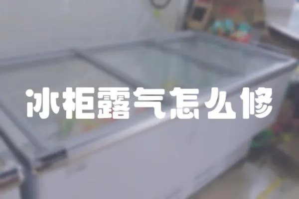 冰柜露氣怎么修
