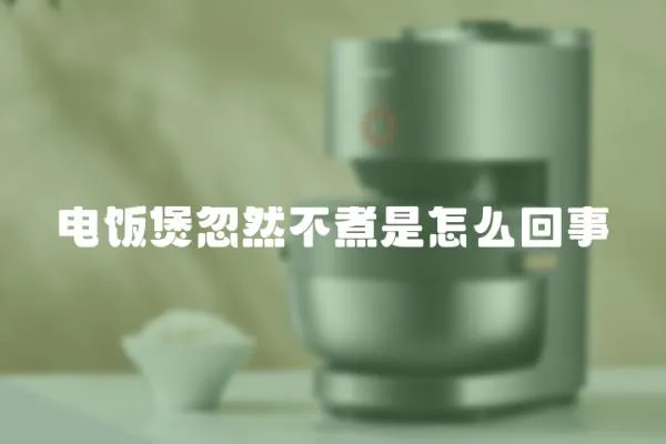 電飯煲忽然不煮是怎么回事
