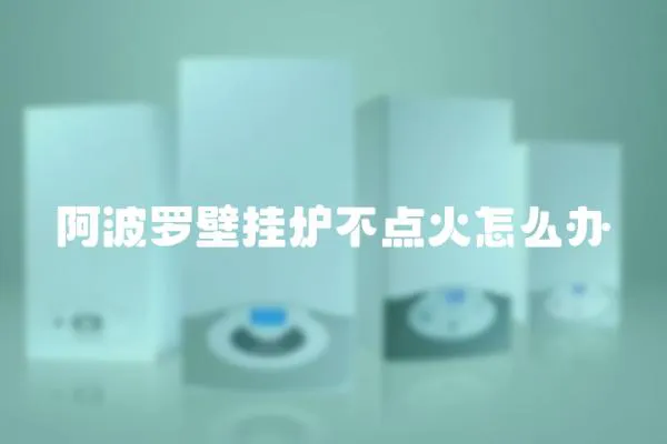 阿波羅壁掛爐不點火怎么辦
