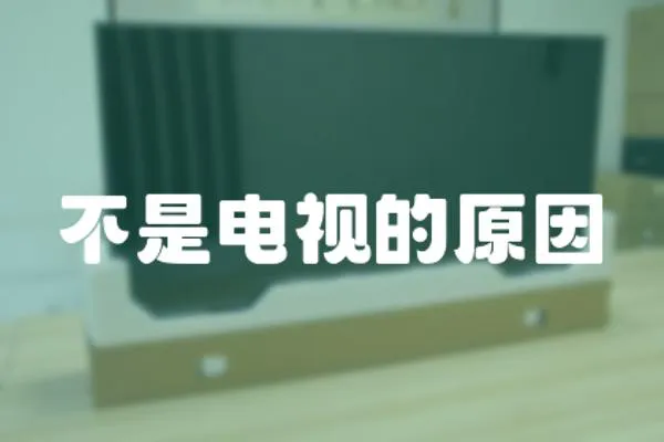 不是電視的原因