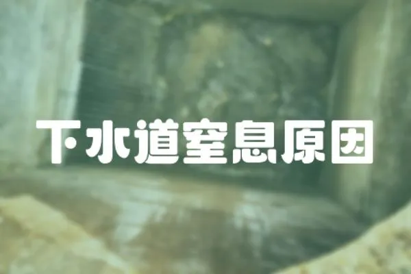 下水道窒息原因