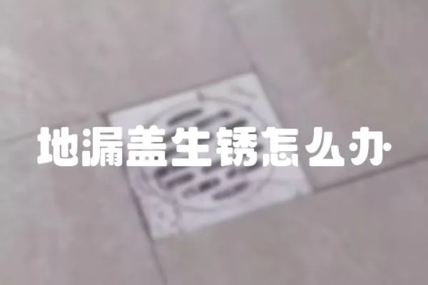 地漏盖生锈怎么办