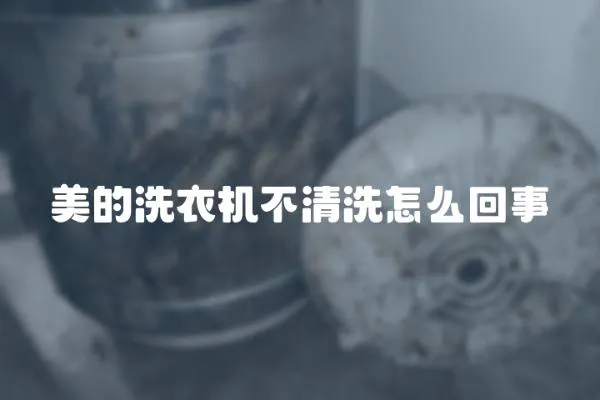 美的洗衣機不清洗怎么回事