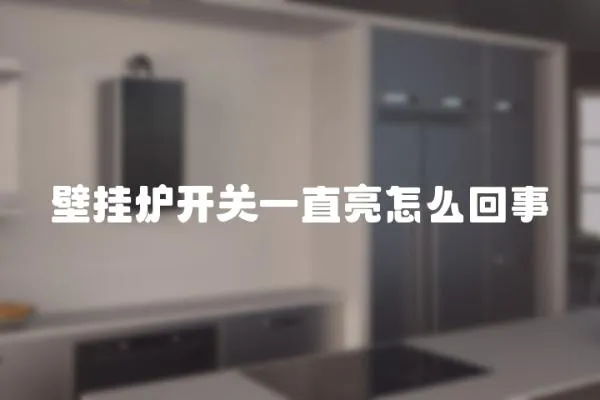 壁掛爐開關一直亮怎么回事