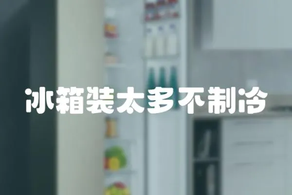 冰箱裝太多不制冷