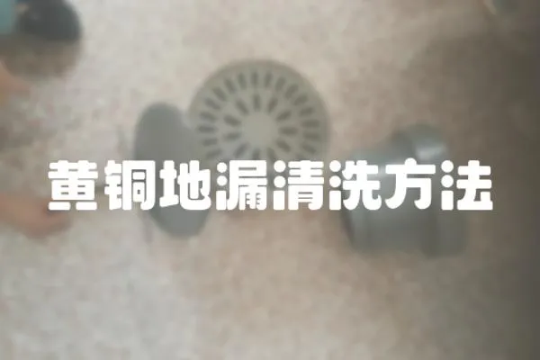 黃銅地漏清洗方法