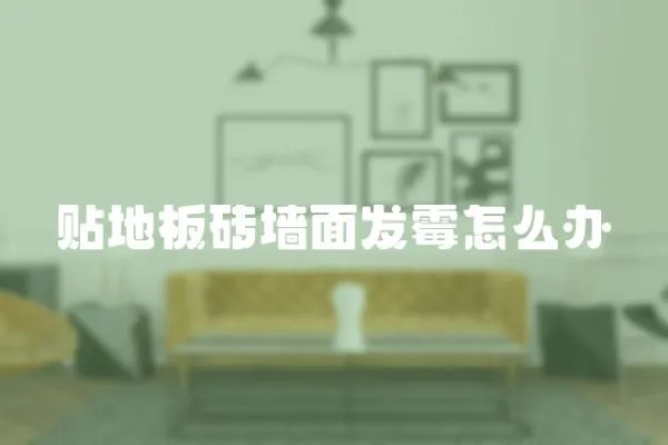 貼地板磚墻面發(fā)霉怎么辦