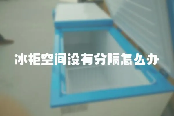 冰柜空間沒有分隔怎么辦