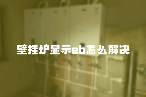 壁掛爐顯示eb怎么解決