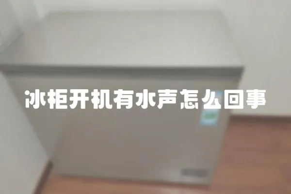 冰柜開機有水聲怎么回事