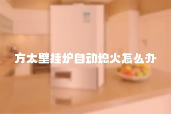 方太壁掛爐自動熄火怎么辦
