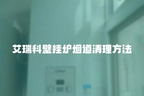 艾瑞科壁掛爐煙道清理方法