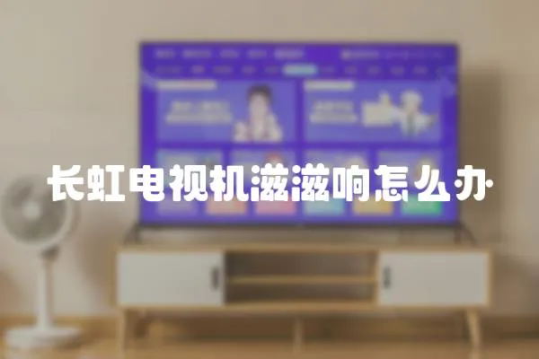 長(zhǎng)虹電視機(jī)滋滋響怎么辦
