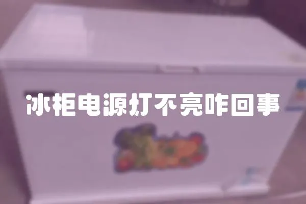 冰柜電源燈不亮咋回事