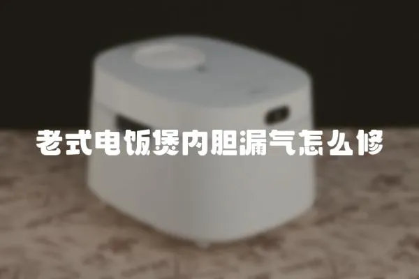 老式電飯煲內(nèi)膽漏氣怎么修