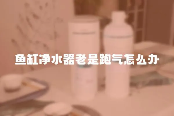 魚缸凈水器老是跑氣怎么辦
