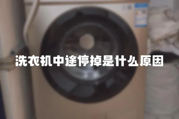 洗衣機中途停掉是什么原因
