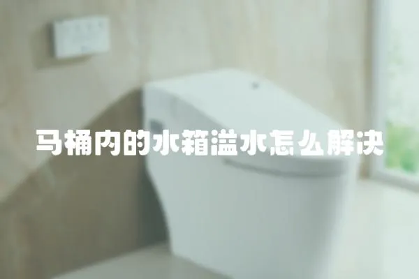 马桶内的水箱溢水怎么解决