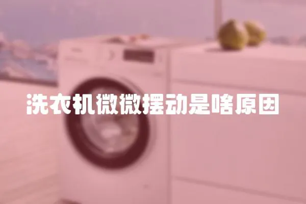洗衣機微微擺動是啥原因