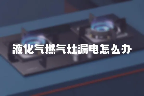 液化氣燃?xì)庠盥╇娫趺崔k