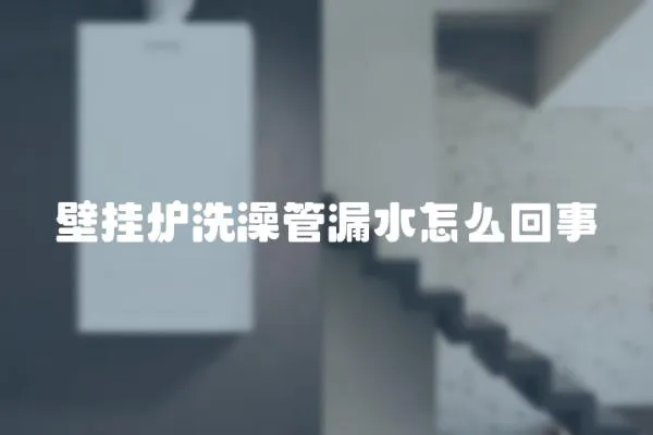 壁掛爐洗澡管漏水怎么回事