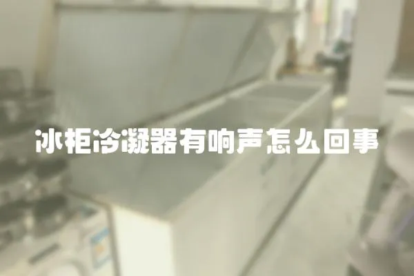 冰柜冷凝器有響聲怎么回事