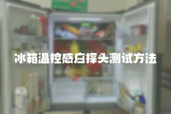 冰箱溫控感應探頭測試方法