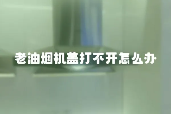 老油煙機蓋打不開怎么辦