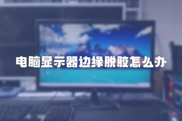 電腦顯示器邊緣脫膠怎么辦