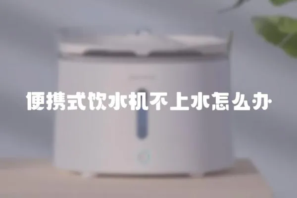 便攜式飲水機不上水怎么辦