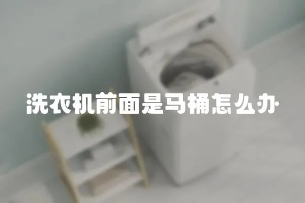 洗衣機前面是馬桶怎么辦