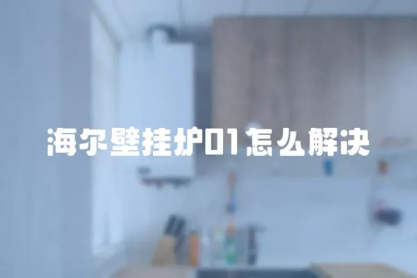 海爾壁掛爐01怎么解決